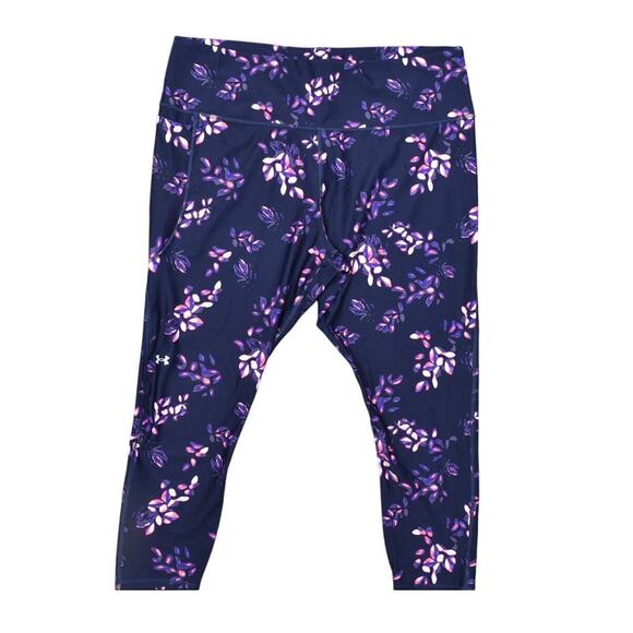 Under Armour Women's Plus Size 3X Ankle Leggings Compression Heatgear Gym - Picture 1 of 8